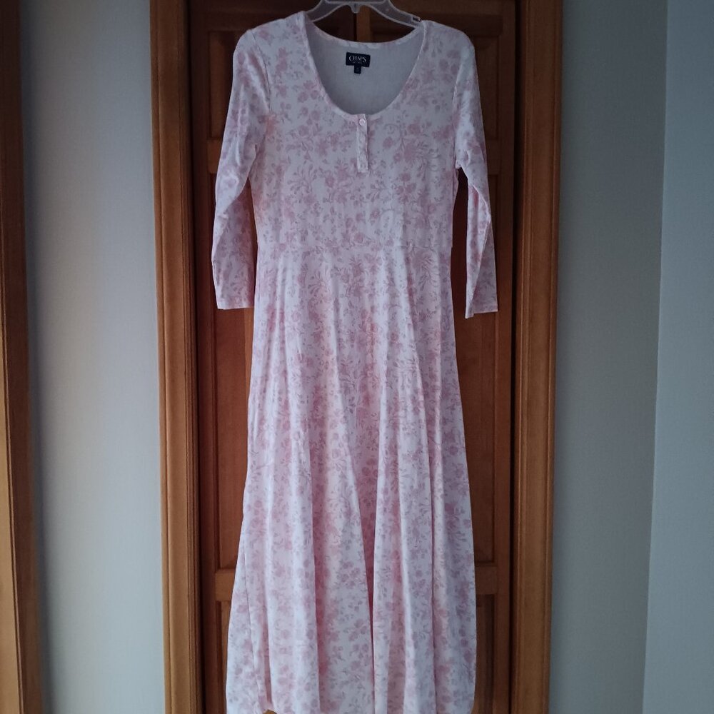 *Price Drop* New Chaps Women's 3/4 Sleeve Placket Knit Midi Dress (NWOT)